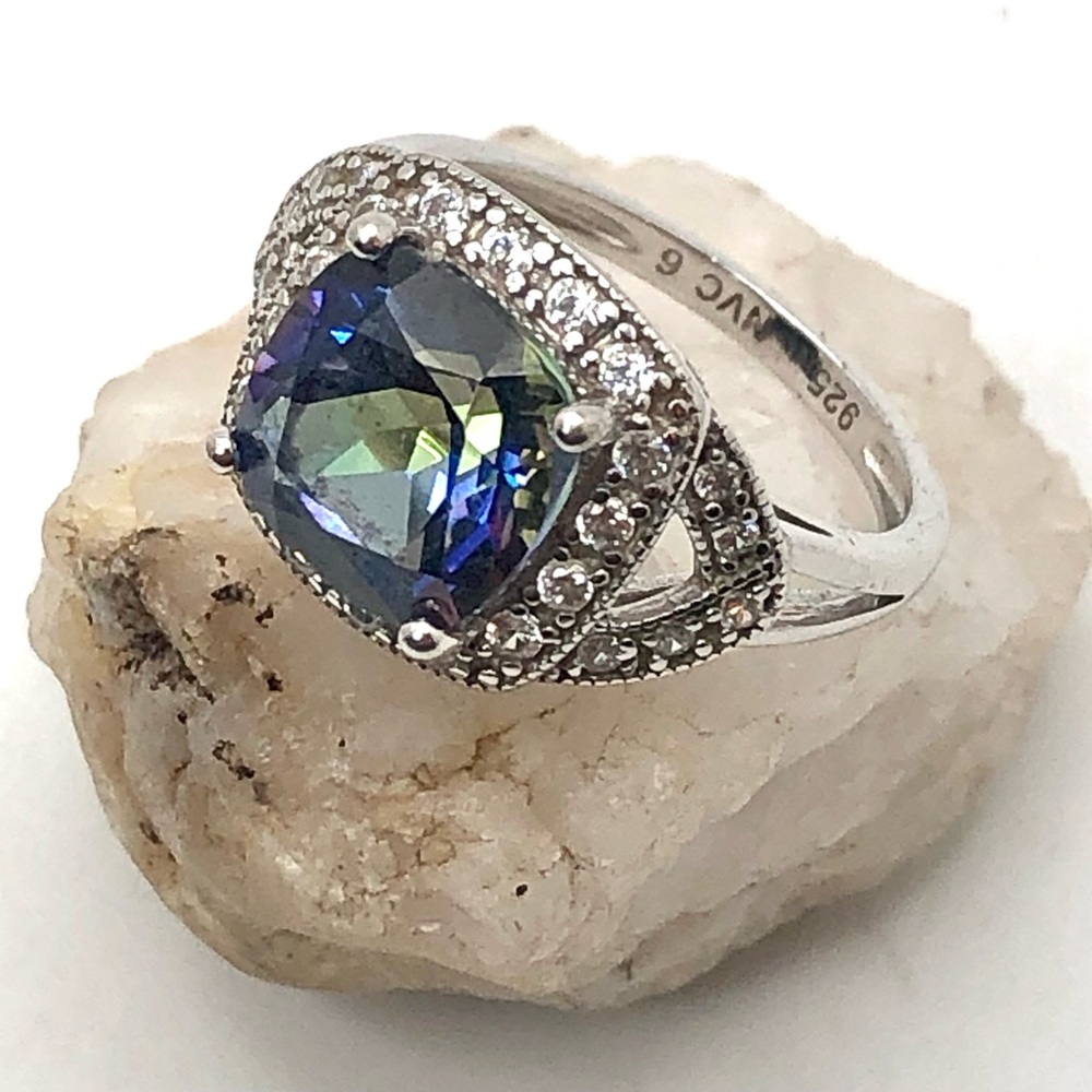 Nataliya V Collister Mystic Topaz Sterling Silver Ring